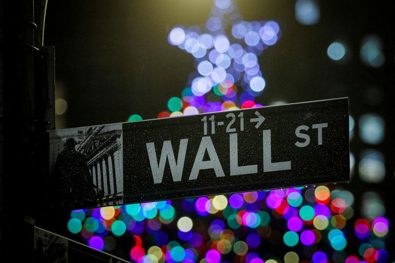 FILE PHOTO: The Wall St. sign is seen outside the