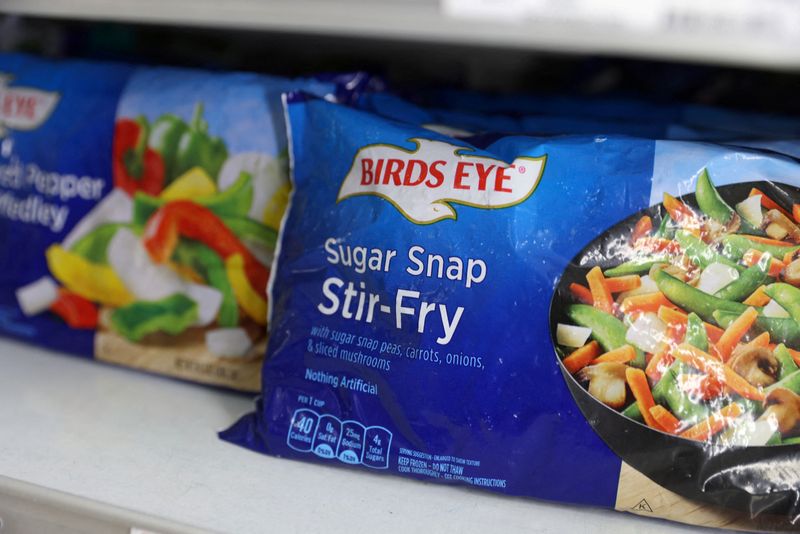 FILE PHOTO: Packets of Birds Eye foods, a brand owned