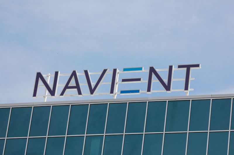 FILE PHOTO: Signage is seen on the offices of Navient