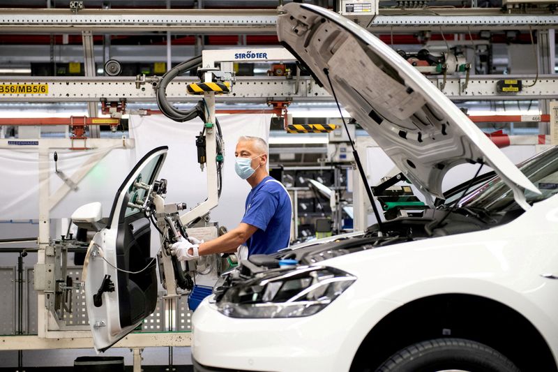 FILE PHOTO: VW’s plant in Wolfsburg, Germany, Europe’s largest car