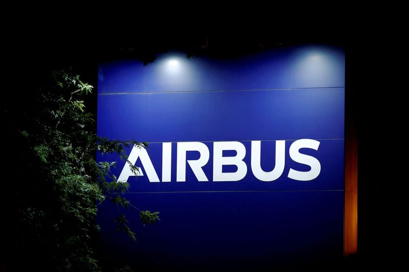 FILE PHOTO: FILE PHOTO: A logo of Airbus is seen