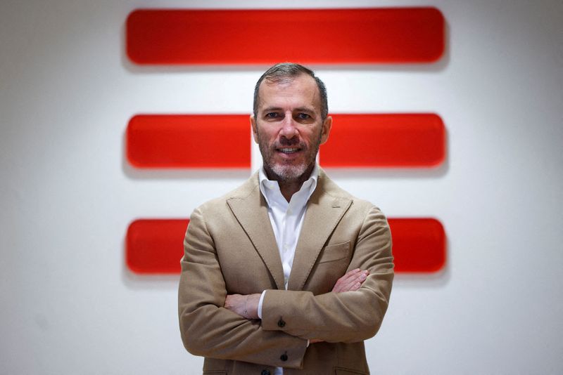 TIM General Manager Pietro Labriola poses for a portrait in