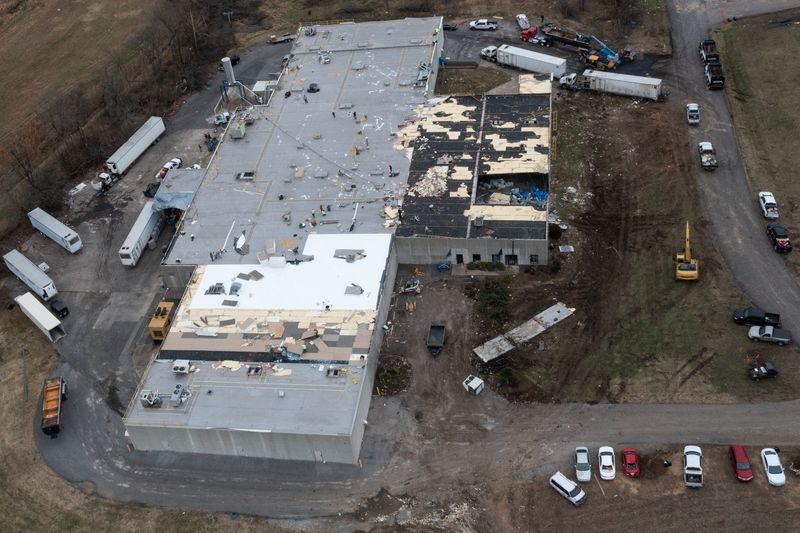 Devastating outbreak of tornadoes ripped through several U.S. states