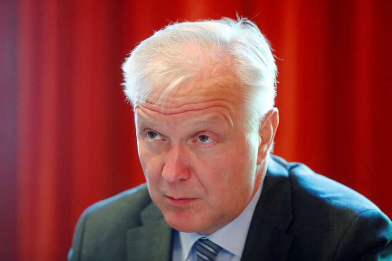 FILE PHOTO: Finland’s central bank governor Rehn in Helsinki