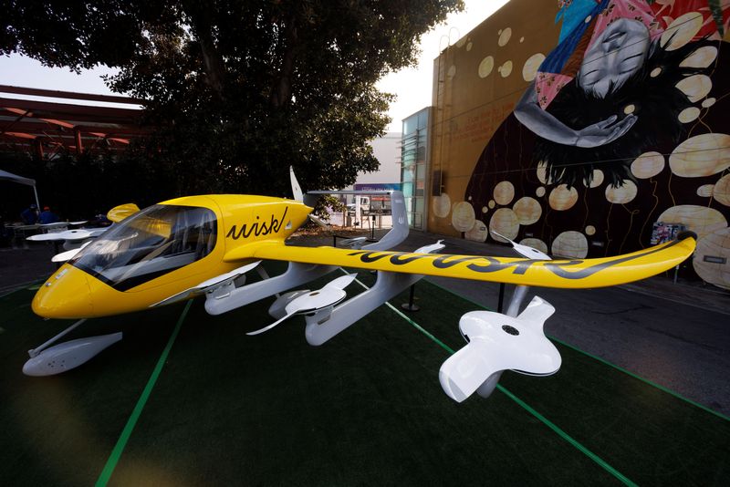 Wisk aircraft shown at CoMotion LA  conference in Los