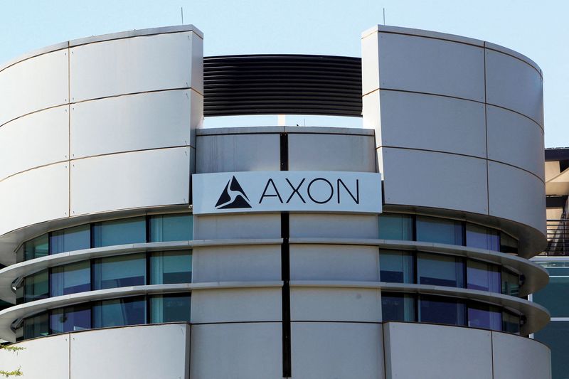 FILE PHOTO: The headquarters for Axon Enterprise Inc, formerly Taser