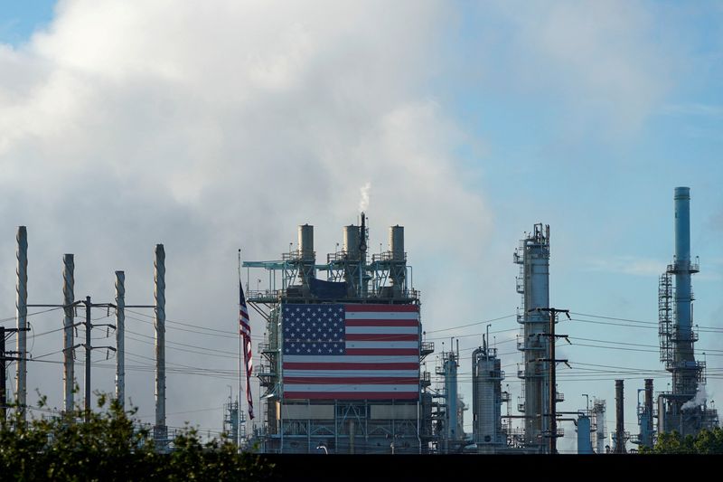 FILE PHOTO: General view of the Marathon petroleum refinery in