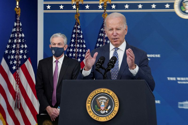 FILE PHOTO: U.S. President Biden announces nomination of Federal Reserve