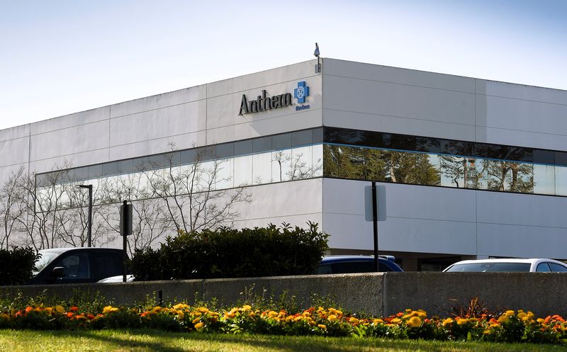 FILE PHOTO: The office building of health insurer Anthem is