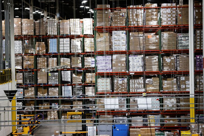 FILE PHOTO: Cyber Monday operations at Amazon fulfillment center in