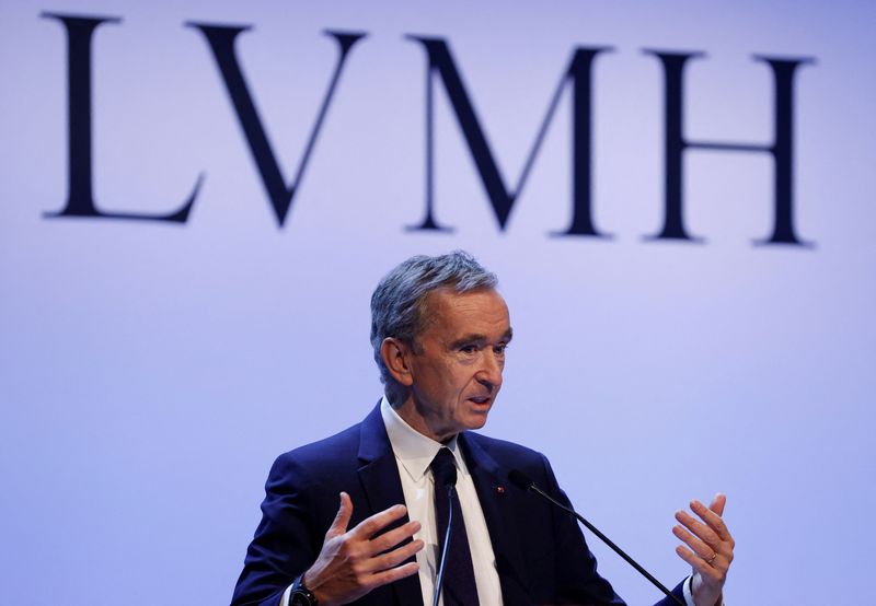 FILE PHOTO: LVMH luxury group CEO Arnault announces 2019 results