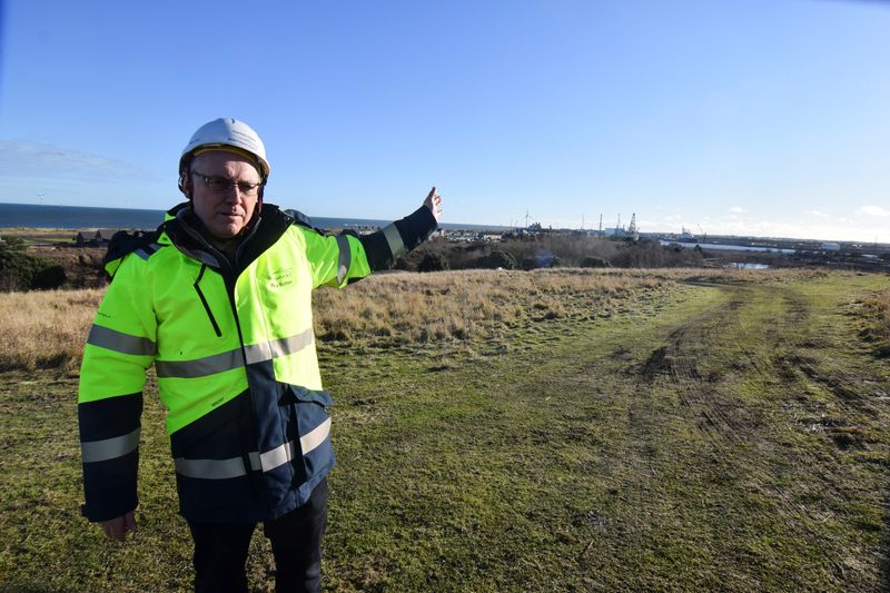 Britishvolt executive chairman Peter Rolton at the site of the