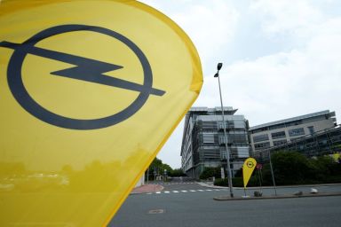 The Opel headquarters are pictured during the TechDay Opel in