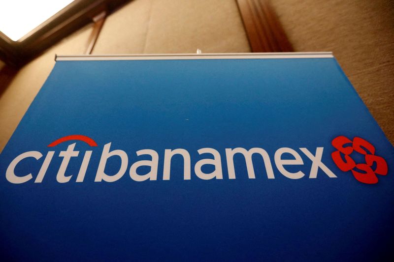 FILE PHOTO: A logo of Citibanamex is pictured in Mexico