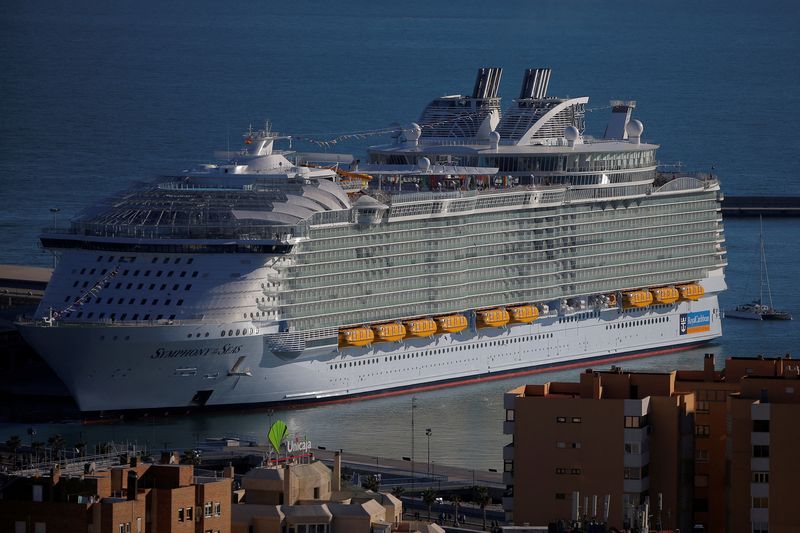 FILE PHOTO: Symphony of the Seas during its world presentation