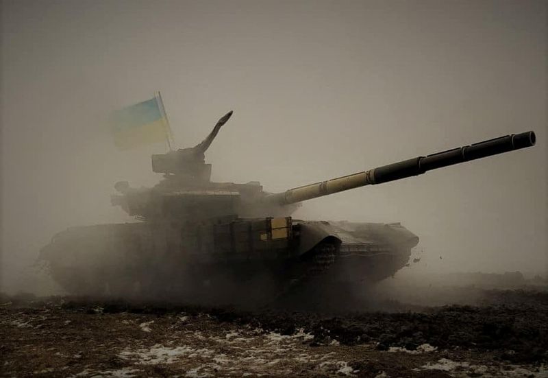 Ukrainian army holds drills in the Dnipropetrovsk region