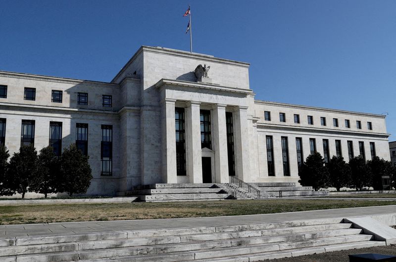 FILE PHOTO: The U.S. Federal Reserve Board building in Washington