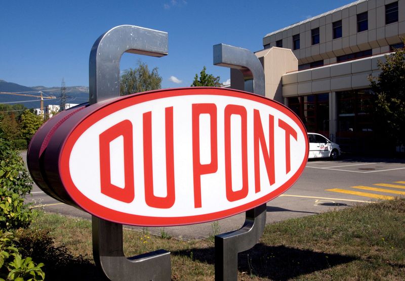 FILE PHOTO: FILE PHOTO: FILE PHOTO: A DuPont logo is