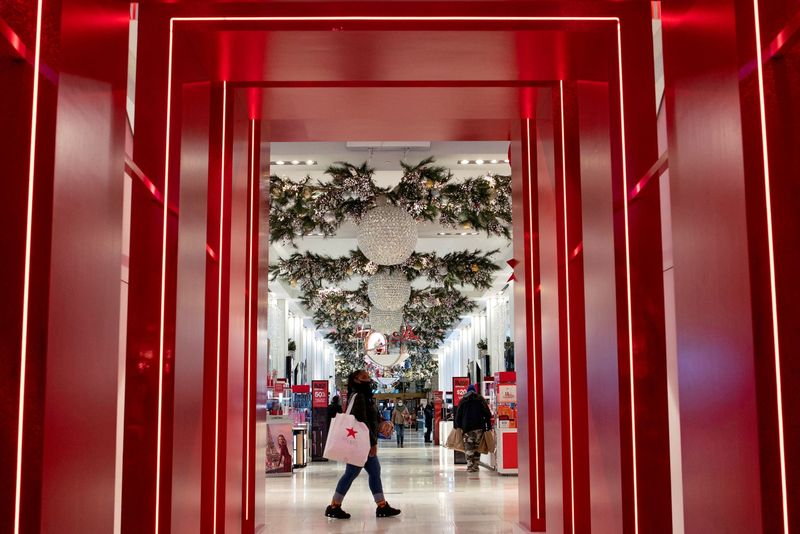 FILE PHOTO: People visit Macy’s Herald Square during early opening