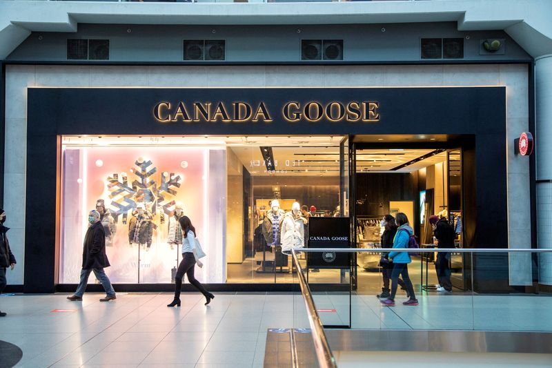 FILE PHOTO: A Canada Goose store in Toronto