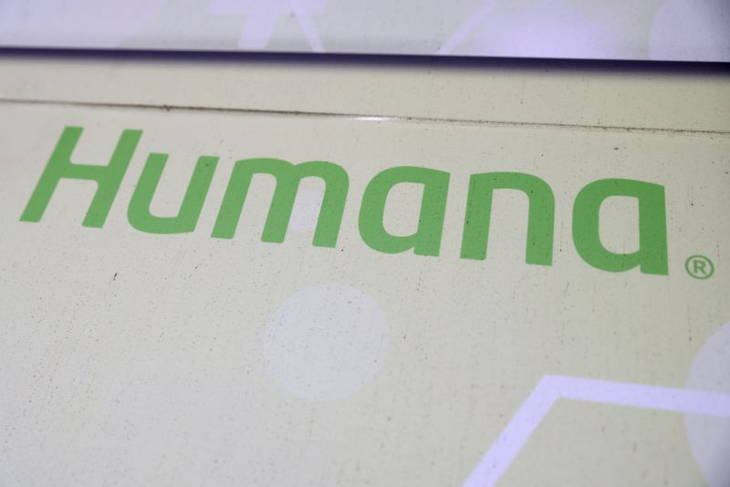 FILE PHOTO – Signage for Humana Inc. is pictured at