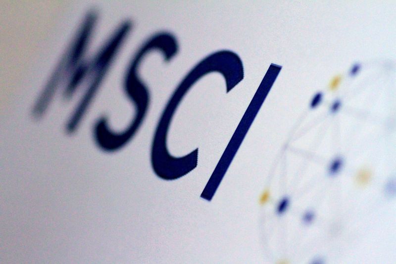 FILE PHOTO: Illustration photo of the MSCI logo