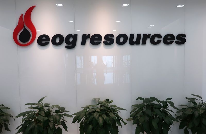 The logo of U.S. oil and gas company EOG Resources