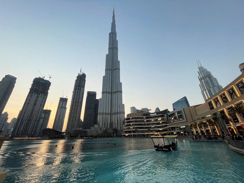 FILE PHOTO: General view of the Burj Khalifa and the