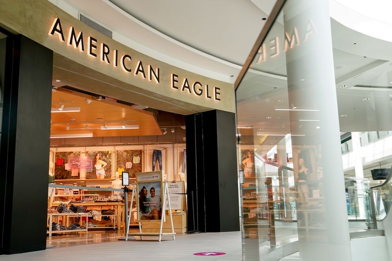 A view of an American Eagle Outfitters store in Arlington,