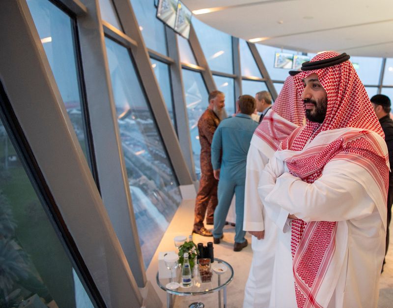 FILE PHOTO: Saudi Crown Prince Mohammed bin Salman is seen