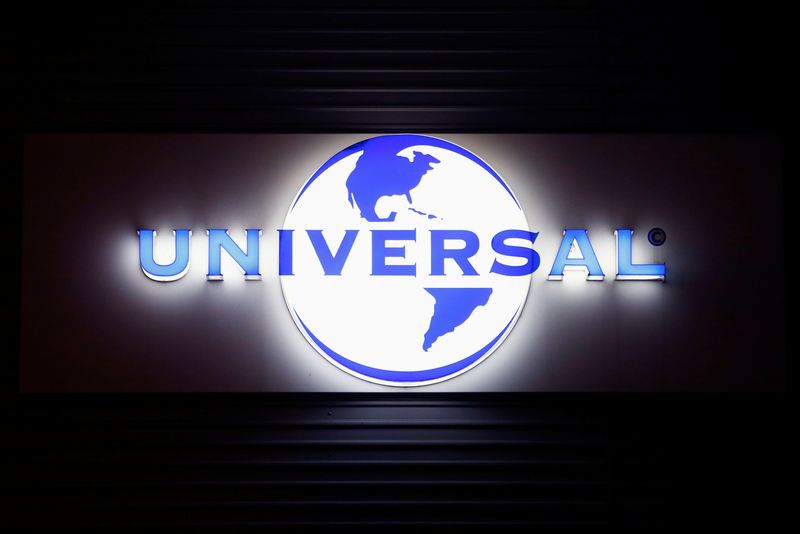 Logo of Universal Music Group is seen in Zurich