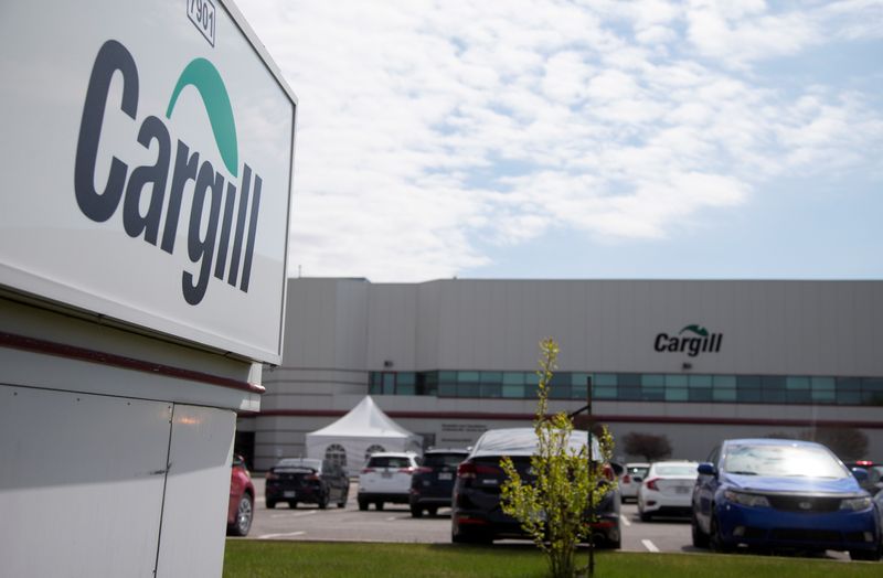 Cargill Ltd., a meat-packing plant is seen in Chambly