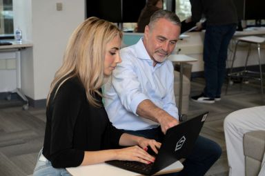 SiFive’s CEO Patrick Little collaborates with Sahar Rahgozar at SiFive’s