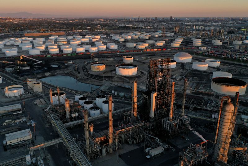 Aerial view of Phillips 66 Company’s Los Angeles Refinery and