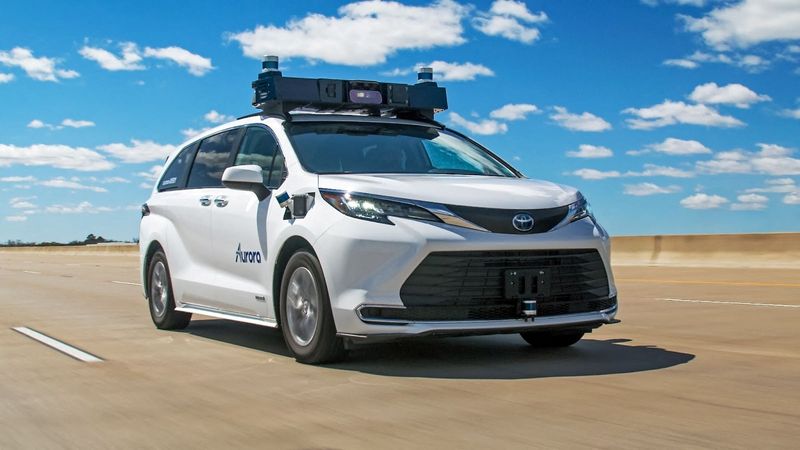 Toyota and Aurora start testing an autonomous ride-hailing fleet using