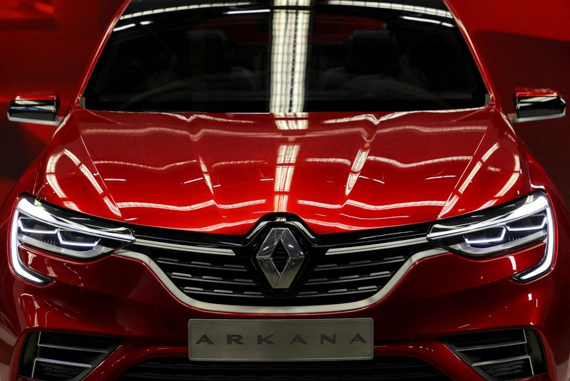 FILE PHOTO: New Renault Arkana mid-size crossover is seen in