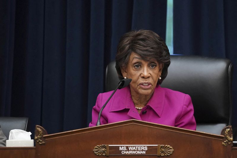 FILE PHOTO: U.S. Representative Maxine Waters at a committee hearing
