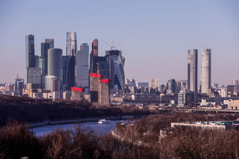 FILE PHOTO: A general view of Moscow International Business Centre
