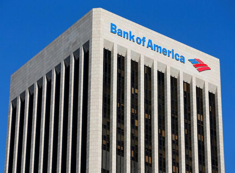 FILE PHOTO: A Bank of America sign is shown on