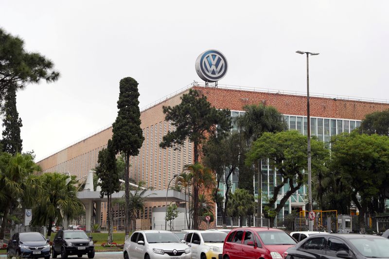 FILE PHOTO: Volkswagen’s factory is seen in Sao Bernardo do