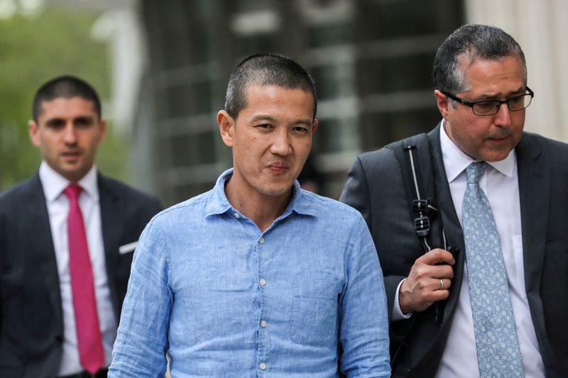 Ex-Goldman Sachs banker Roger Ng and his lawyer Marc Agnifilo