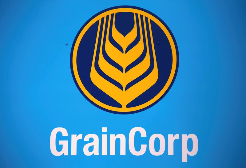 The logo for GrainCorp, Australia’s largest listed bulk grain handler,