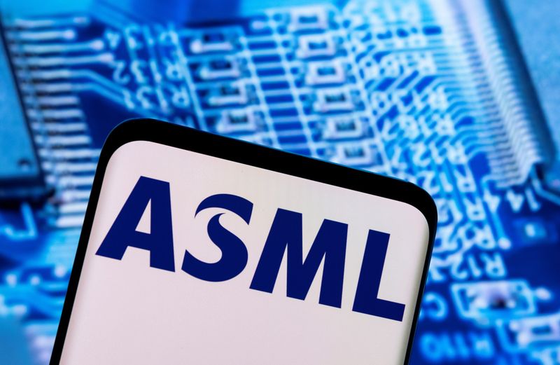 Illustration shows ASML logo
