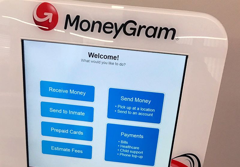 FILE PHOTO: A MoneyGram kiosk is seen in New York