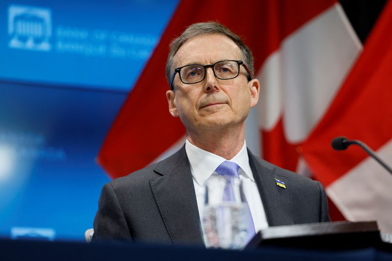 Bank of Canada Governor Tiff Macklem takes part in a
