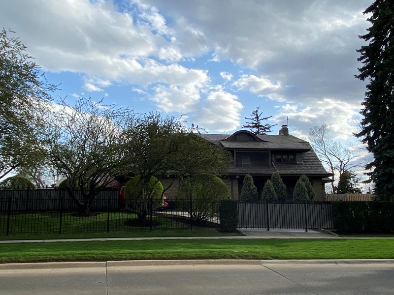 Billionaire investor Warren Buffett’s home is pictured, in Omaha