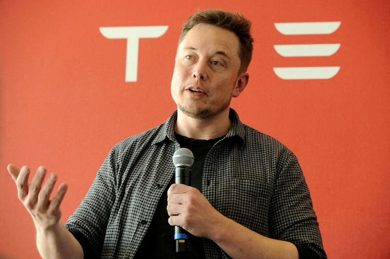 FILE PHOTO: Founder and CEO of Tesla Motors Elon Musk