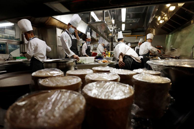 FILE PHOTO: Lunar New Year’s Eve dinner service at The