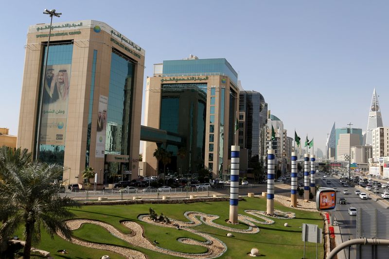 Buildings are seen in Riyadh