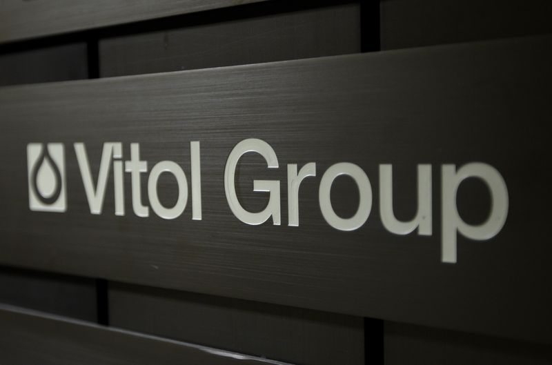 A sign is pictured in front of the Vitol Group